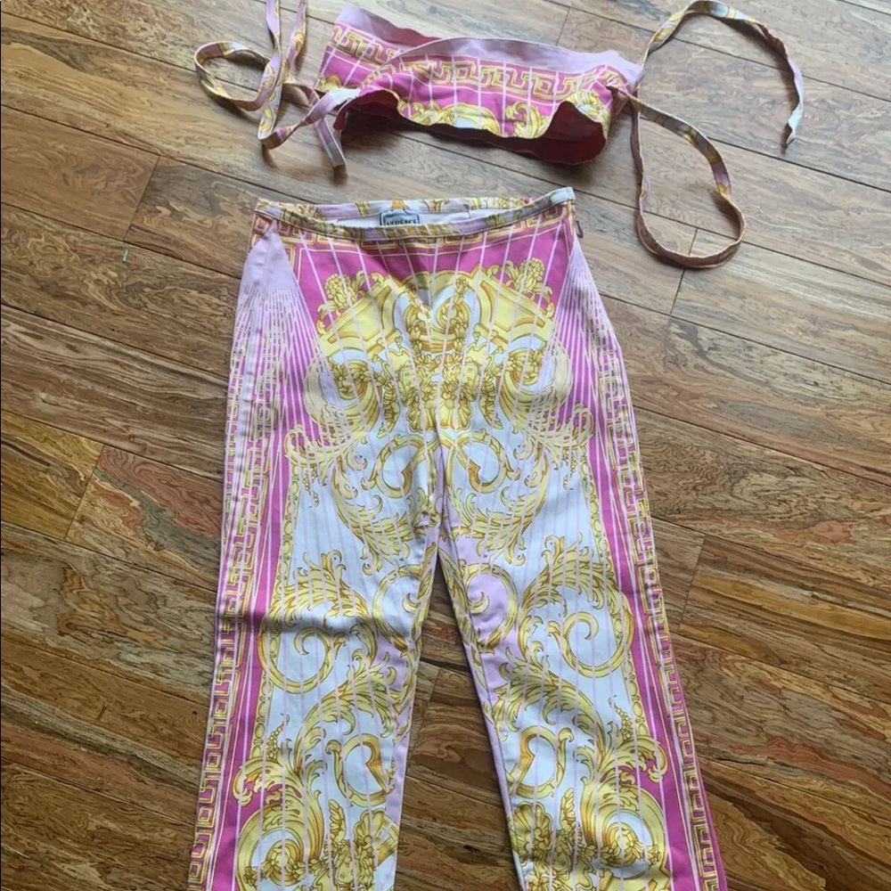 Vintage Gianni Versace Pant & Top Set